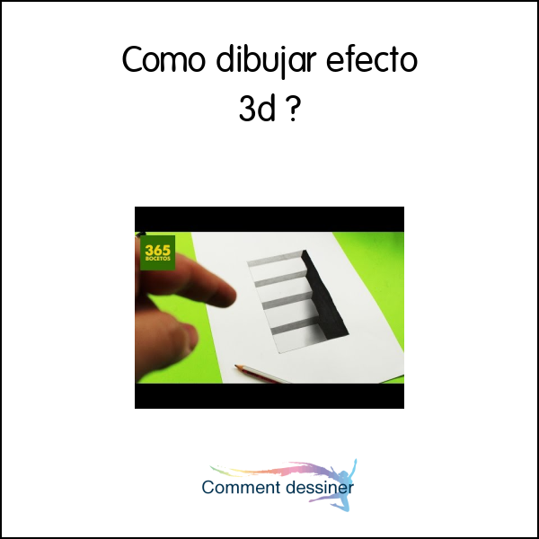 Como dibujar efecto 3d